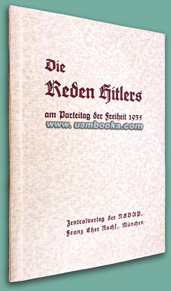 Die Reden Hitlers am Reichsparteitag 1935