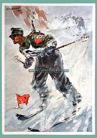 Gotschke 41 NSKK Wintersportkaempfe 1941 Innsbruck Igls postcard