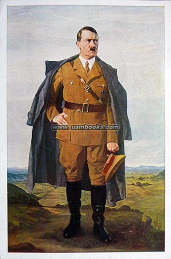 Photo-Hoffmann color postcard of Adolf Hitler, Prof. H. Knirr