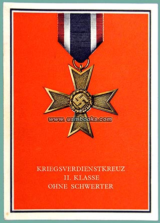 Kriegsverdienstkreuz II. Klasse ohne Schwerten, War Merit Cross 2nd Class without Swords