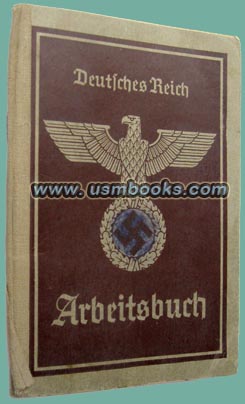 Nazi Arbeitsbuch Anna Klecachy, Siemens & Halske