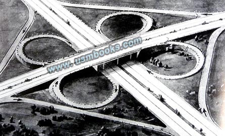 Nazi freeway intersection design model