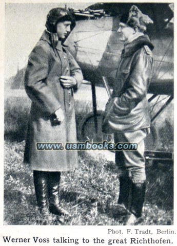 Red Baron, Manfred von Richthofen and Werner Voss