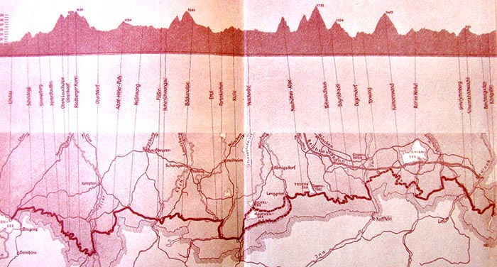 deutsche Alpenstrasse map