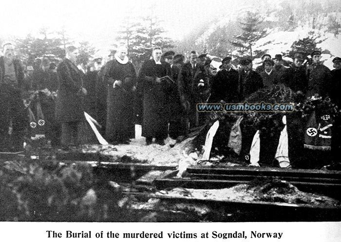 Sogndal, Norway funeral for Nazi victims