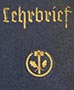 1941 Schmiedehandwerk Lehrbrief