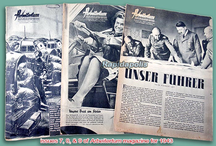 1943 Arbeitertum magazines, DAF