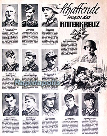 Nazi Knight's Cross recipients, Ritterkreuz