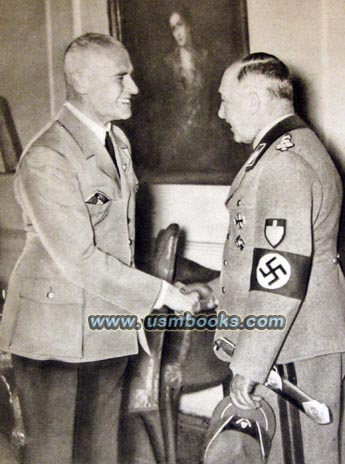 RAD Leader Konstantin Hierl with Reichsminister Frick 