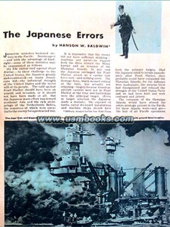 WW2 Japanese military errors