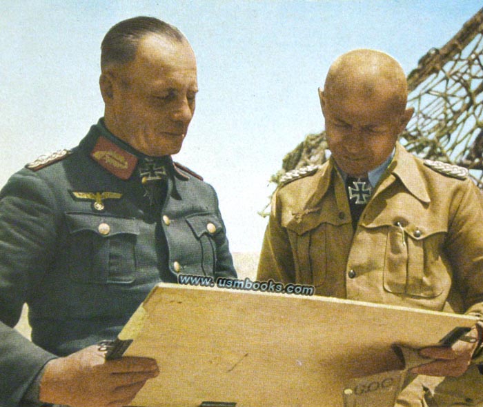 Generalfeldmarschall Erwin Rommel and Generalmajor Froehlich