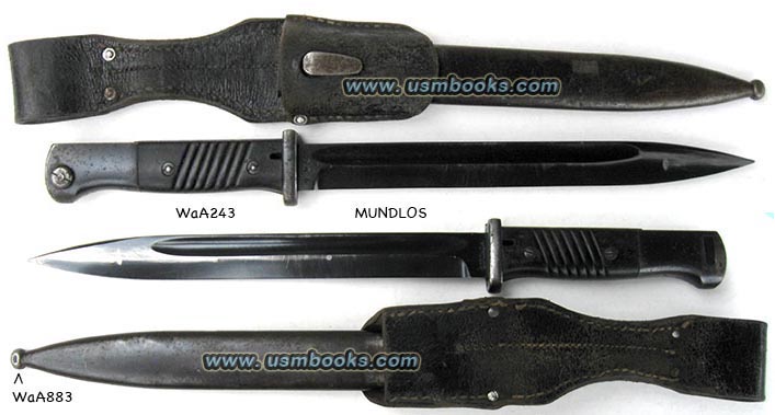 1940 Mundlos k98 bayonet with scabbard and frog