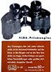 1937 Nazi Alba binocular advertising, ALBA-Prismenglas