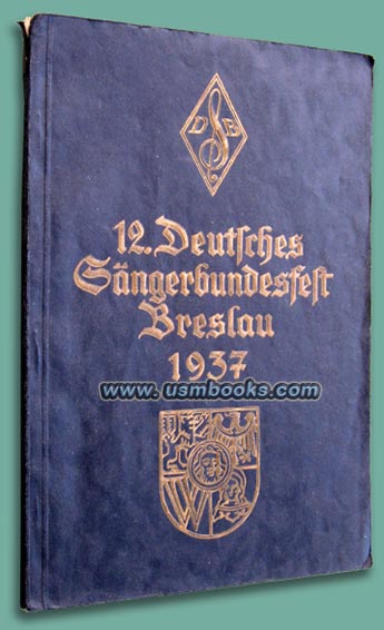Festführer zum 12. Deutsches Sängerbundesfest Breslau 1937