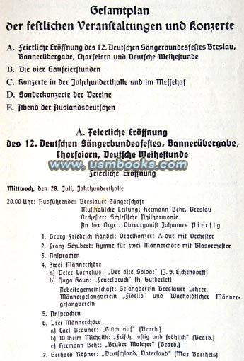 Deutsches Sängerbundesfest in Breslau