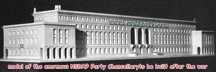 Nazi architecture model of the projected new Nazi Party Chancellery