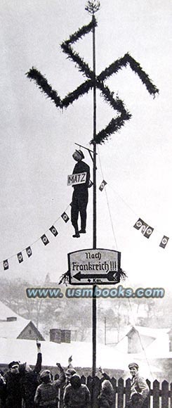 Nazi swastika, 1935 Saar Plebiscite