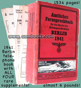 1941 Berlin phone book