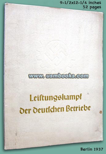 Leistungskampf der deutsche Betriebe 1937, DAF