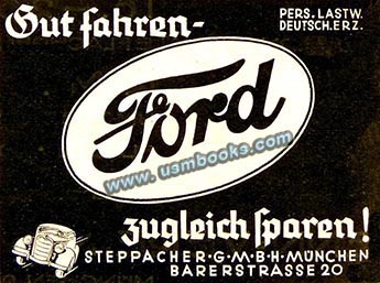 1936 German Ford advertising