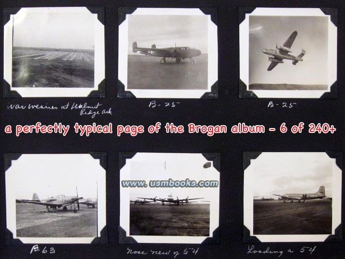 UNIQUE WORLD WAR 2 ARMY AIR FORCE PILOT PHOTO ALBUM