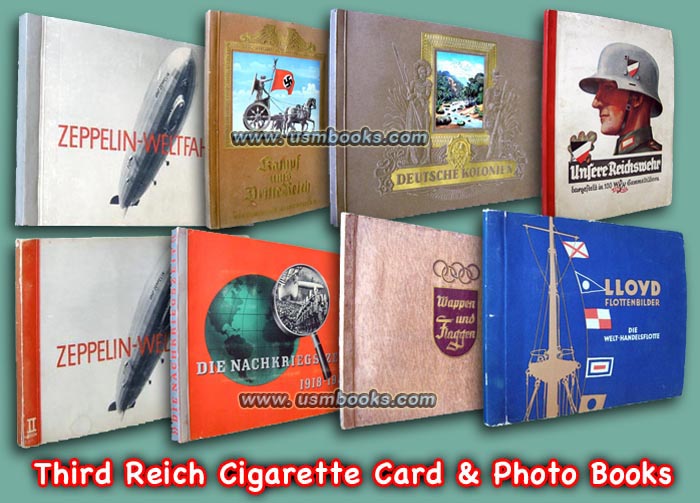 Nazi cigarette card albums or 3. Reich Zigarettenbilderalbum for sale on USMBOOKS