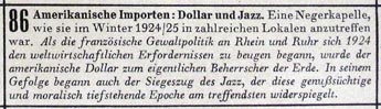 American Imports: Dollars and Jazz