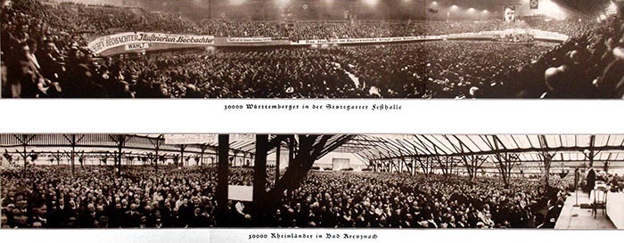 Hitler ueber Deutschland, Heinrich Hoffmann photo book fold-out 