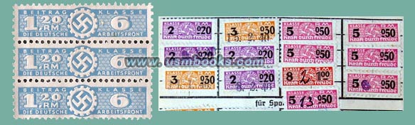 DAF dues stamps