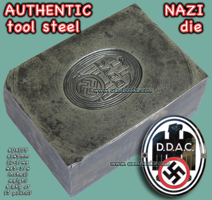 DDAC eagle and swastika die