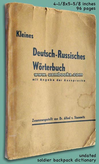 Kleines Deutsch-Russisches Wörterbuch