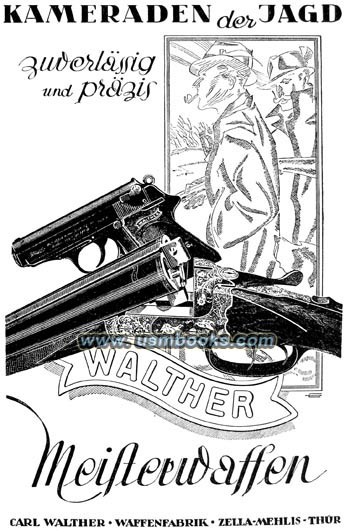 Waffenfabrik Carl Walther advertising
