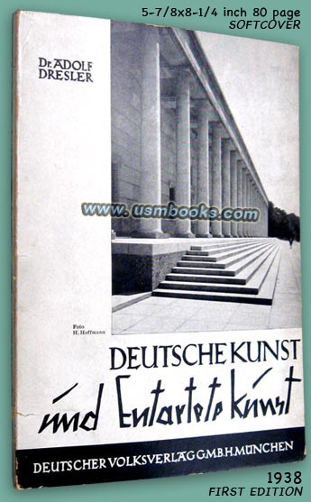First Edition Deutsche Kunst und Entartete Kunst, soft cover