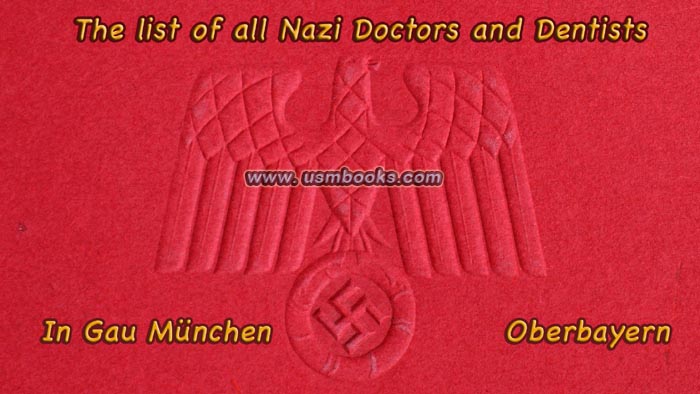 embossed Nazi eagle and swastika
