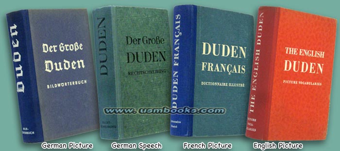 Third Reich DUDEN picture dictionaries