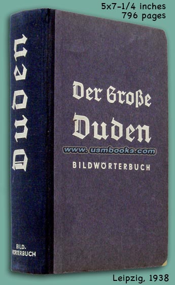 1938 Große Duden Bildwörterbuch (Big Duden Illustrated Dictionary)