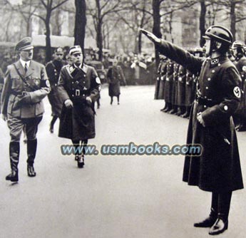 Hitler and NSKK Führer Hühnlein opening the Automobile Exhibition in Berlin in February 1935