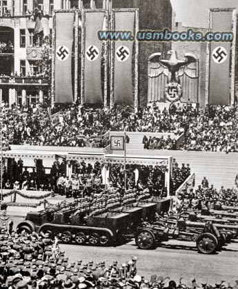 huge Wehrmacht parade during the visit of Prinzregent Paul of Yugoslavia in Berlin