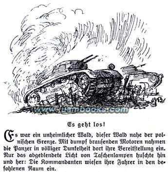 Nazi tank attack