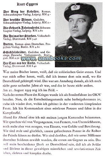 Kurt Eggers in Panzeruniform