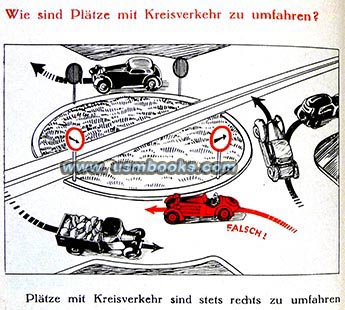 1938 illustrated Nazi driving exam manual