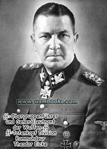 SS-Totenkopf Division Kommandeur Theodor Eicke
