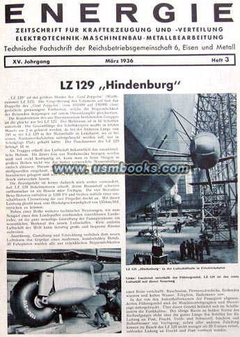 Nazi Zeppelin LZ 129 Hindenburg