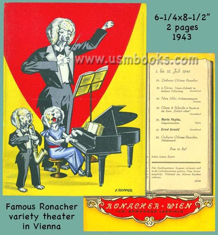 1943 Ronacher Theater program Wien