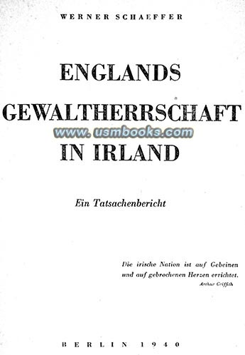 Englands Gewaltherrschaft in Irland, Werner Schaeffer