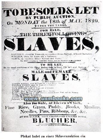 slave auction poster
