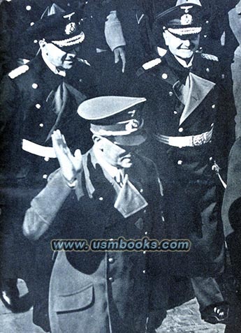Adolf Hitler and Kriegsmarine Admiral Raeder