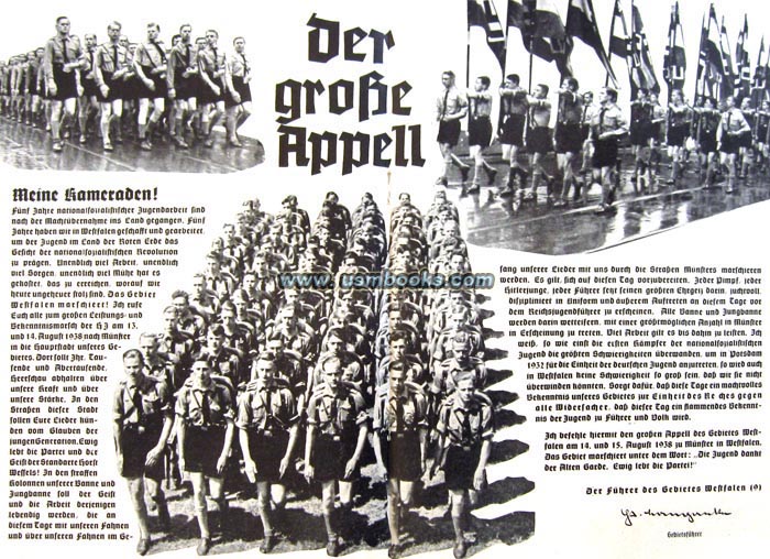 Hitler Youth march HJ Appell