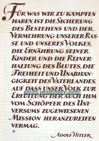 Adolf Hitler quotation
