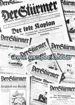 anti-Semitic Nazi newspaper Der Stuermer
